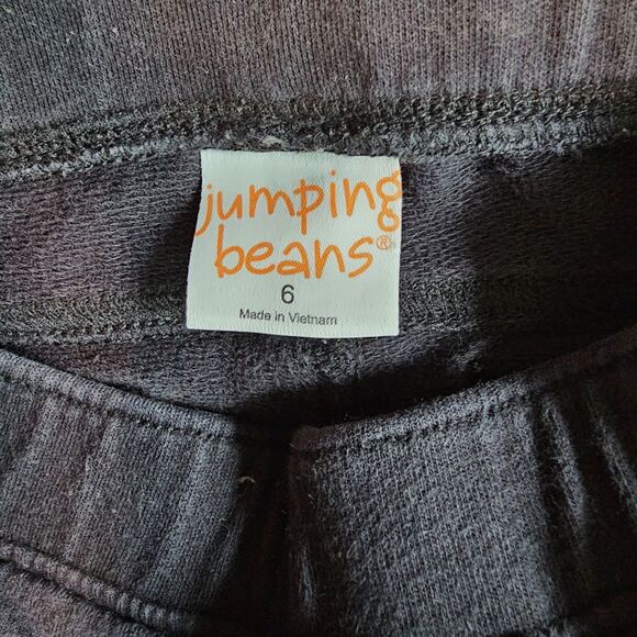 Jumping Beans Black Cotton Pull-On Legging Type Girls Pants sz 6 - Picture 3 of 7
